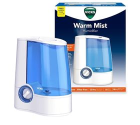 Vicks Warm Mist Humidifier – 1 Gallon, Used Once