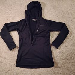 Patagonia R1 Fleece Hoodie Half Zip Hiking Skiing Camping Women's XS-S