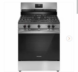 30 in. 5 Burner Freestanding Gas Range in Stainless Steel with Quick Boil and Even Baking Technology