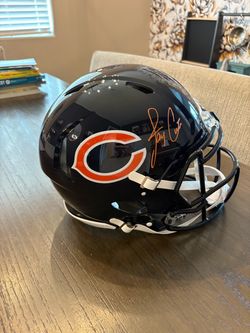 Jay Cutler Signed Chicago Bears Riddell Speed Authentic Full Size Helmet JSA