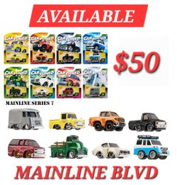  CarTuned 1:64 Series 7 Mainline Assortment of  