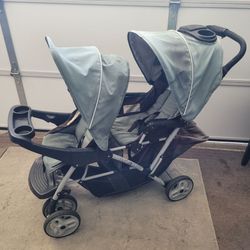 🔥 Graco DuoGlider Double Stroller Tandem Dual Baby Toddler Stroller 👀

✨ Overall pre-owned condition with noticeable cosmetic wear and signs of prev