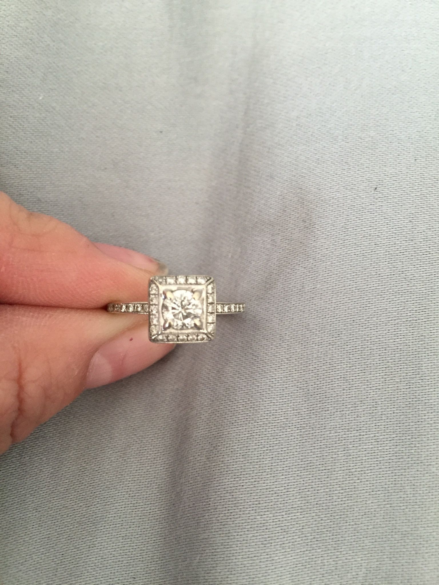 Halo Engagement Ring