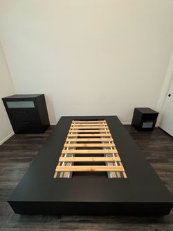 Queen Bed Frame & Mattress
