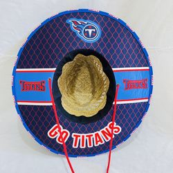 Nashville Titans Straw hats just N time 4 the summer great gift 🎁 order now (I also have other Teams) 