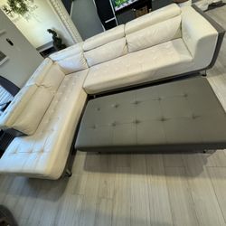 White Sectional