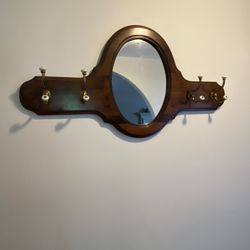 Coat Rack With Mirror