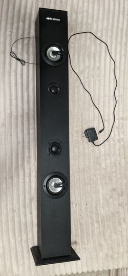 Art+Sound Black Tower Speaker
