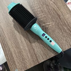 Calista Oval Perfecter Heated Volumizing Brush 1” OPF12 Teal