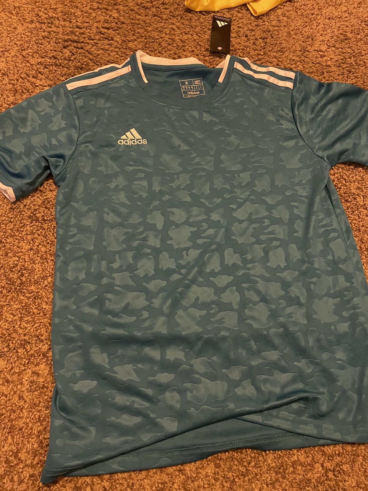 They Are Just Plain Adidas Jersey Which Can Be Used For Sports Or Anything Size S Both