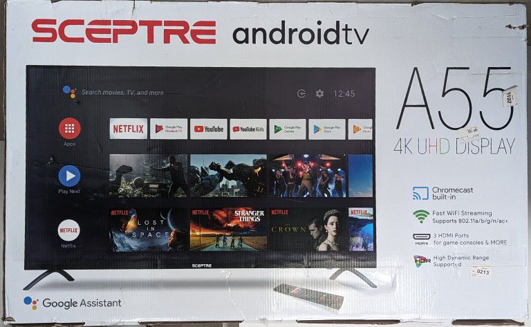 Sceptre 55" 4K UHD AndroidTV