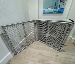 Baby Gate- North States Super Yards Baby Gate - 11 sections sold as group. 34”W x 26” H each section