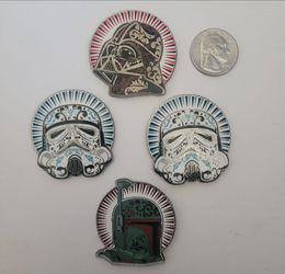 Star Wars Day Of The Dead Themed Pins