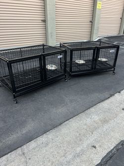 43” Dog Cage With Divider 