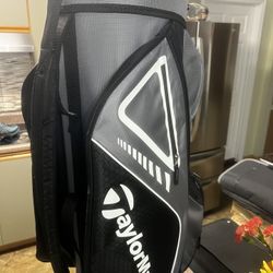 taylormade Cart Bag, New, Demo Model, Slots For Your Weapons, Compartments For All Your Stuff, $179