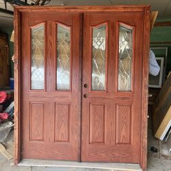 Beautiful Pre finished Mahogany Door (66-1/2 Wide)(82-3/8 High)