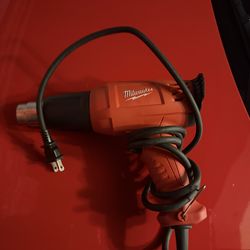 Milwaukee heat gun   Almost brand new