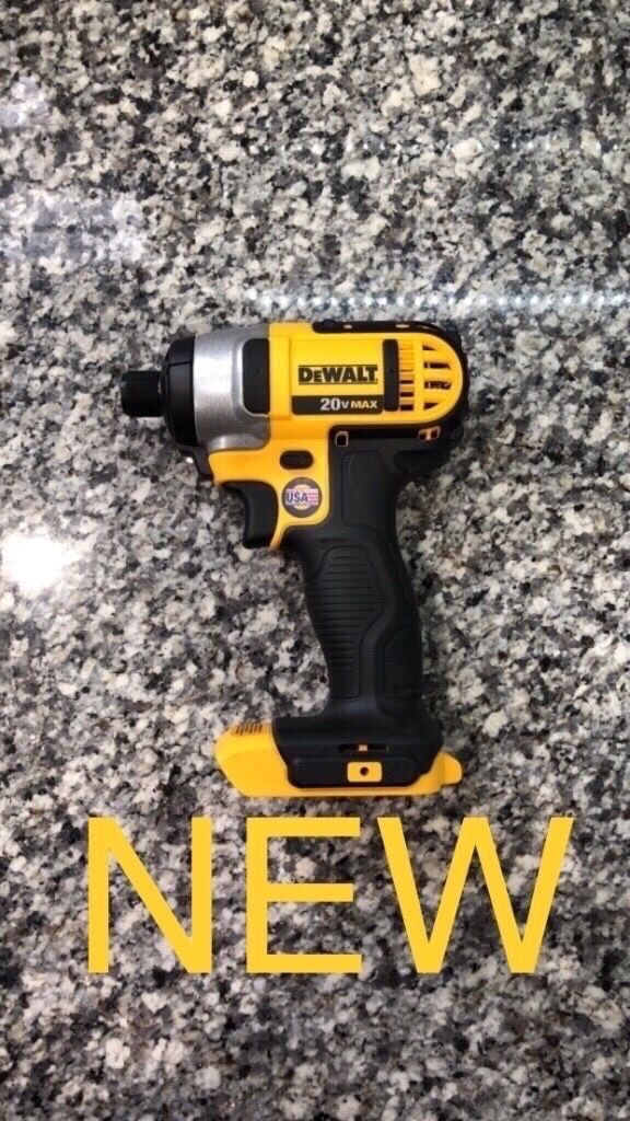 Save Big Over Retail. New Dewalt 20V MAX Cordless Impact Driver Power Tool, Tool Only
