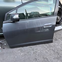 2011 Honda Insight Front Door Driver Side Gray electric J414; 2010 to 2014