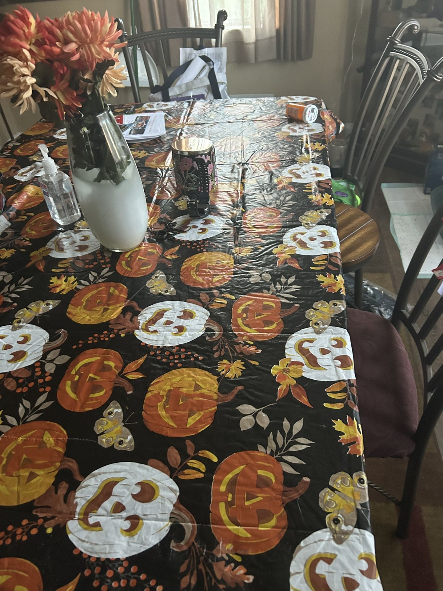 7 Piece Glass Dining Room Set