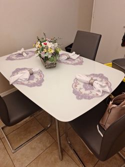Beautiful dining room table.
