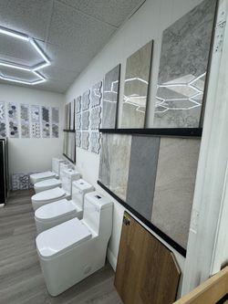 Tiles and Toilet