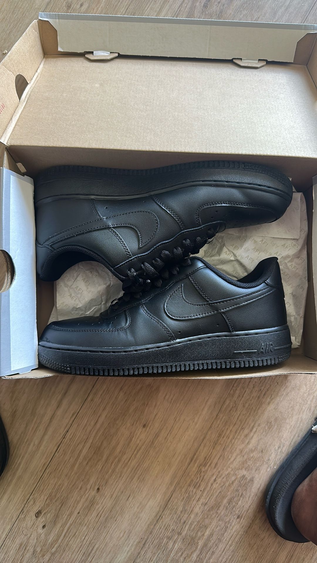 Black Air Force Ones