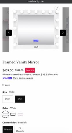 Vanity mirror