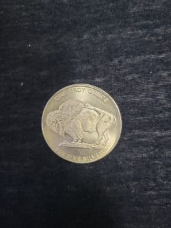One Troy Ounce .999 Silver Indian Head 