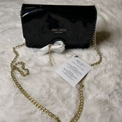 Jimmy Choo Parfums Black & Gold Pouch Crossbody