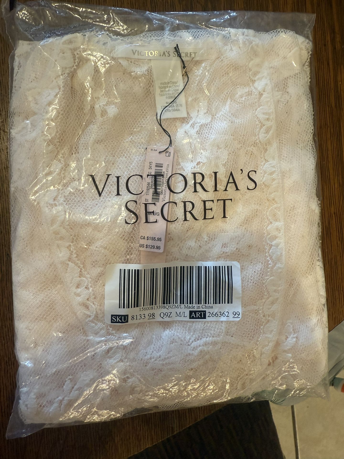 Victoria’s Secret Sheer Lace Robe