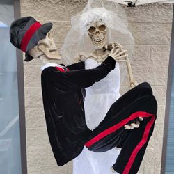 Animated Newly Dead Skeletons **VIDEO & ORIGINAL BOX**