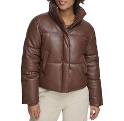 Levis Brown Puffer Jacket Size Large