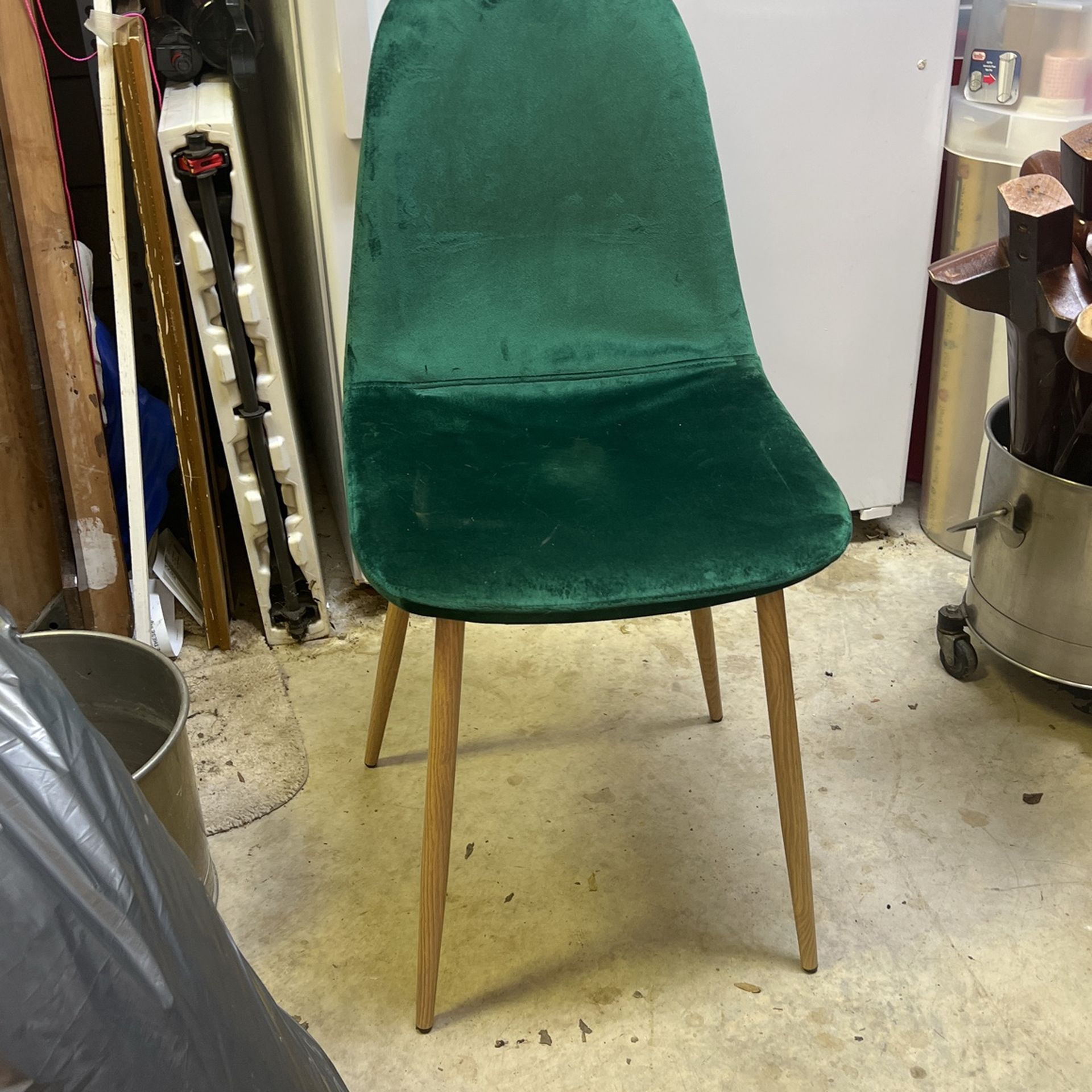 green velvet dinner chairs set of 4