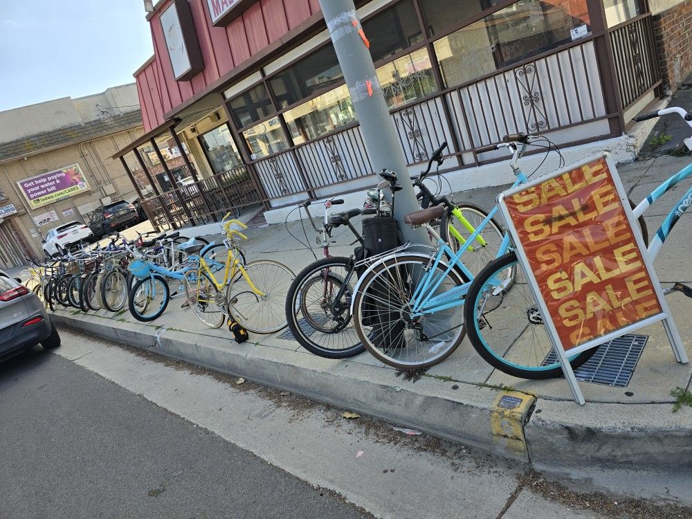 Bicycles Most Sizes Different Prices Start @ $100