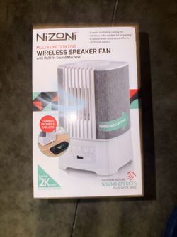 NiZONi Multifunction USB Wireless Speaker Fan