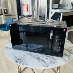 Samsung - 1.9 Cu. Ft. Over-the-Range Microwave with Sensor Cook - Black Model:ME19RFB R4 O1