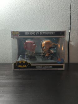 Red Hood Vs Deathstroke Funko Versus Comic Moments Pop Heros PX previews Exclusive Limited 30,000 336