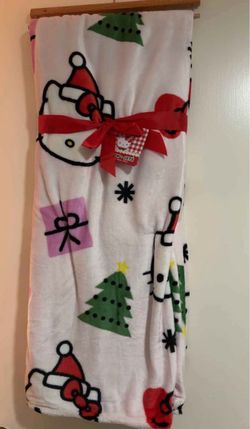 Hello Kitty Christmas Blanket