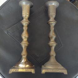 Candle Holder Set Solid Brass