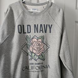 Old Navy Women's Xl Crewneck Sweatshirt 