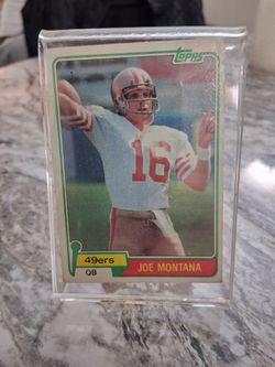 1981 Topps Joe Montana Rookie Card