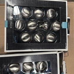10- Knob Value Pack - Satin Nickel Finish 
