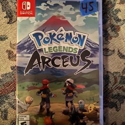 Pokémon Arceus Nintendo switch