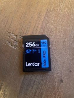 256gb Lexar SD Card