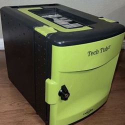 Copernicus TECH TUB 2 GREEN/BLACK iPad Laptop & Tablet Classroom Or Office TECH STORAGE W/Key