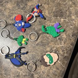 Superhero Keychains