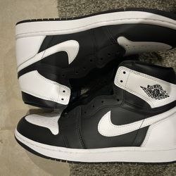 Jordan 1 Black White 2.0 Size 10