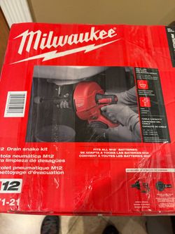 M12 12-V Lithium-Ion Cordless Drain Snake Auger