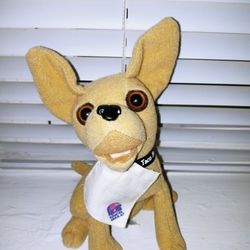 Vintage 90s Talking Dog Plush Stuffed Animal Toy